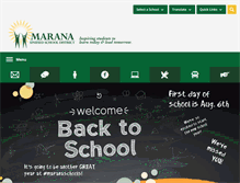Tablet Screenshot of maranausd.org